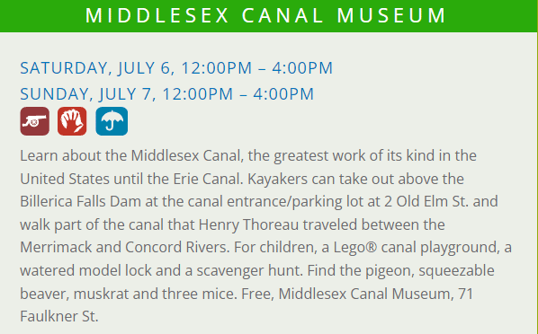 2024 Riverfest - Middlesex canal