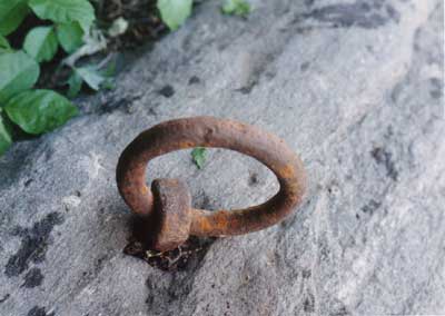 Detail of anchor ring, North Billerica