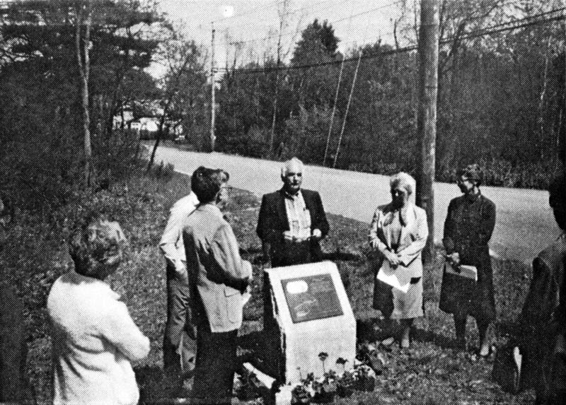 Dedication of Chelmsford Canal Monument