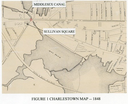 Charlestown Map - 1848