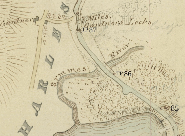 George Rumford Baldwin's 1829 Plan of the Canal at the Culvert