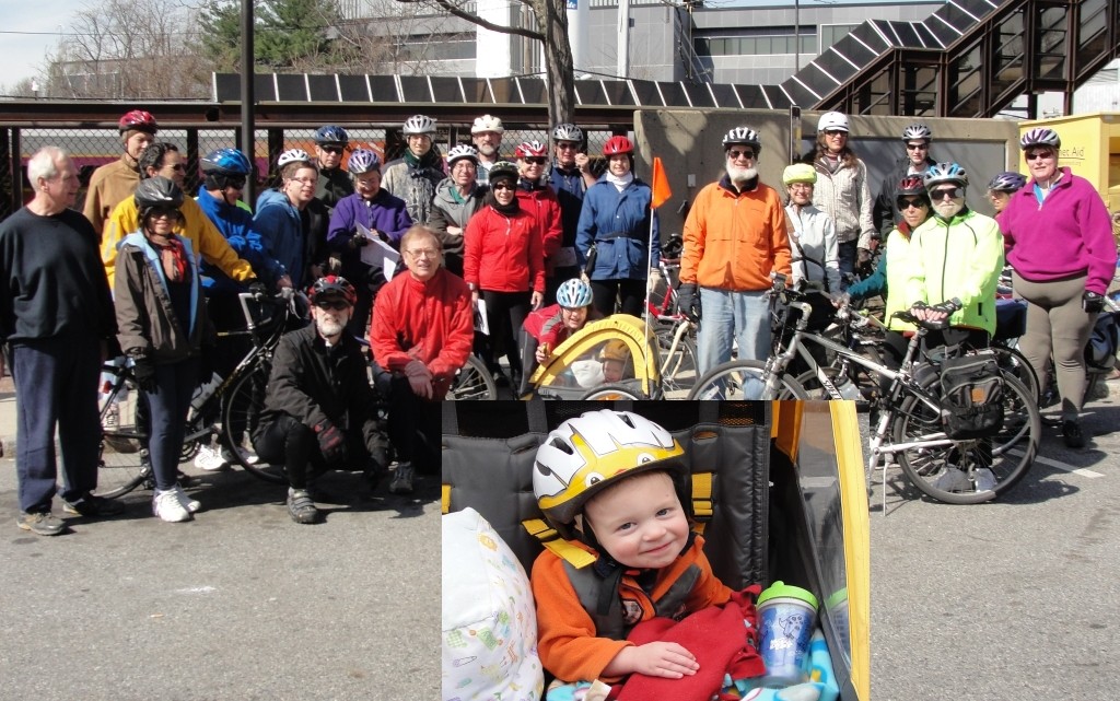 Riders at Lowell train - 2012