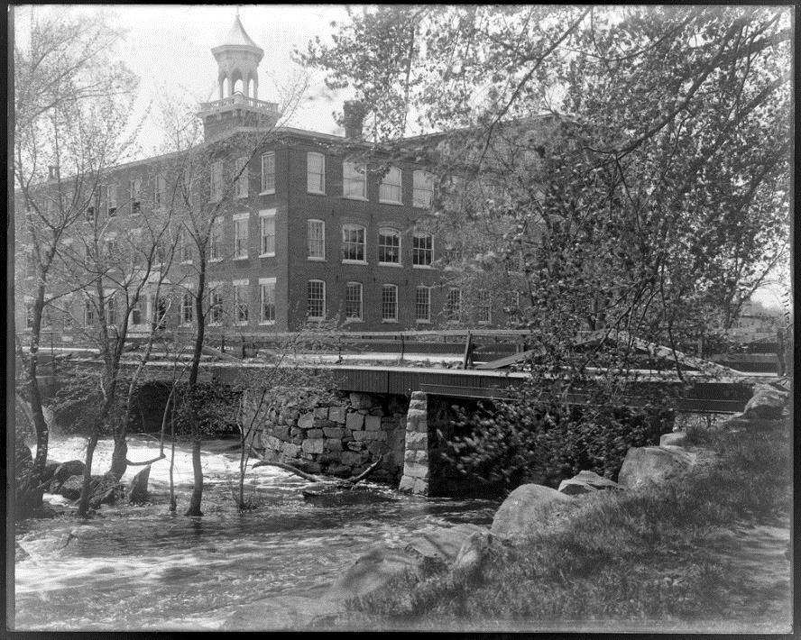 The Faulkner Street Bridge pictured in 1908.