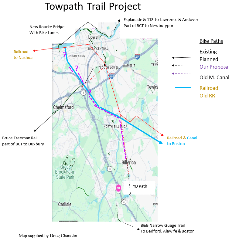 Towpath Trail Project Map