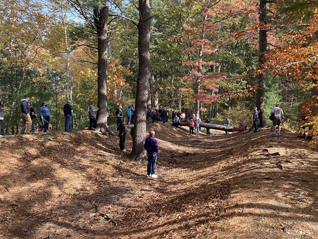 Middlesex Canal prism remnant - Wilmington, Mass.